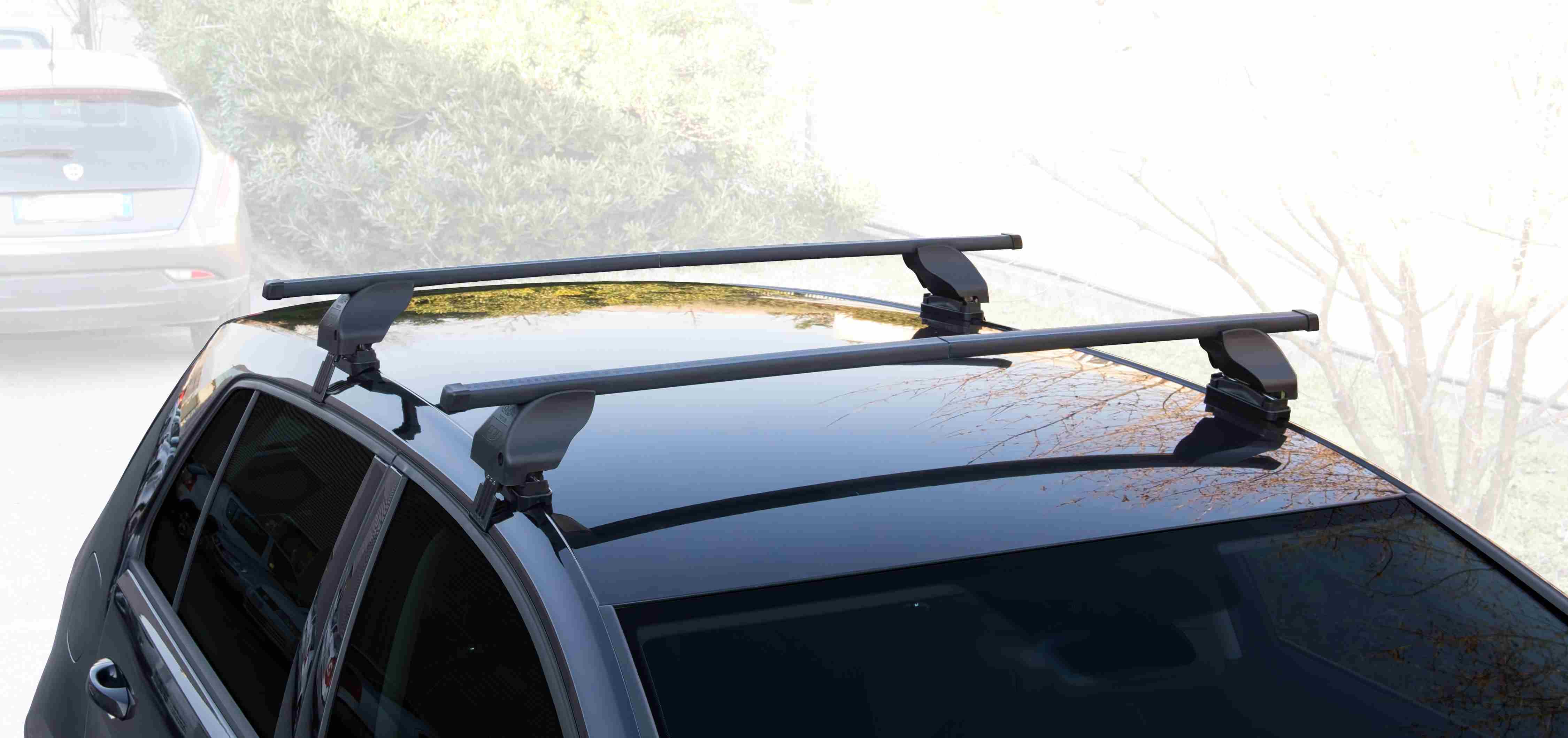 Tetrax Kit Barre Portatutto Rax Premontato – 2 Barre In Alluminio + 4 Attacchi Per Tetto Auto